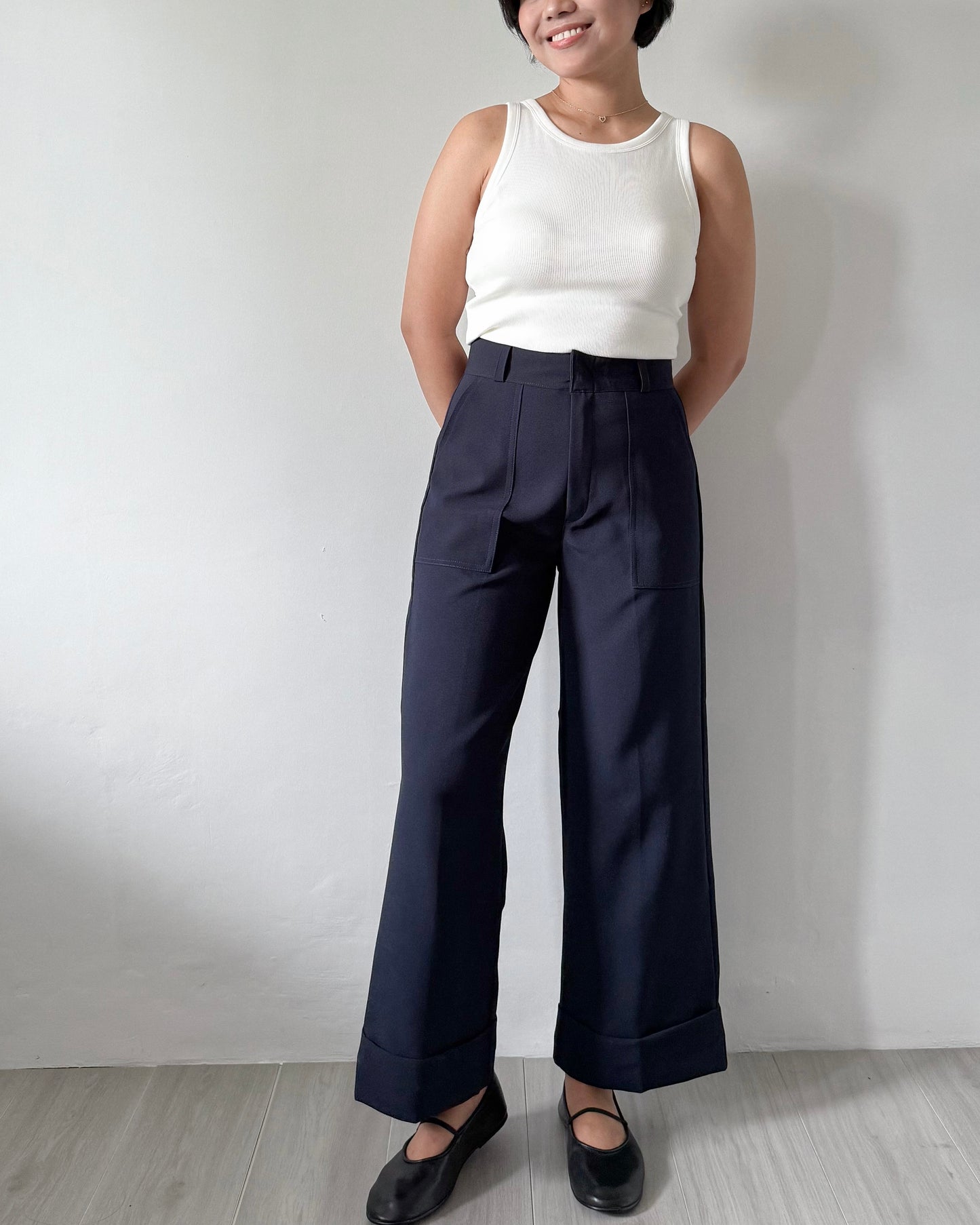 Faith Wide Straight Culottes Pants