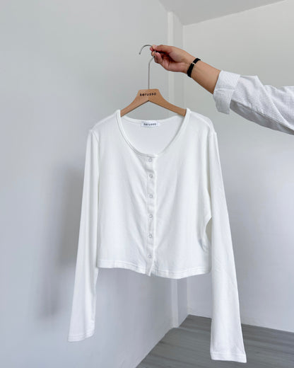 Alice Cropped Lightweight Cardigan