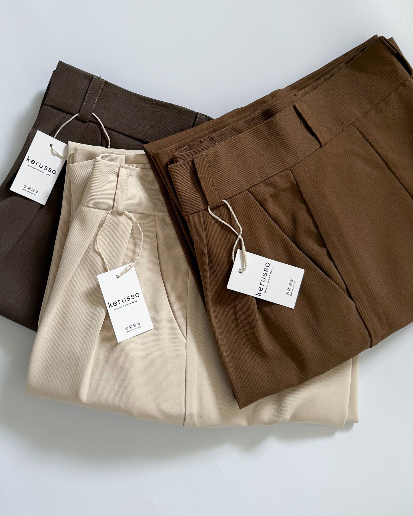 Bernice Pleated Relaxed Wide Pants