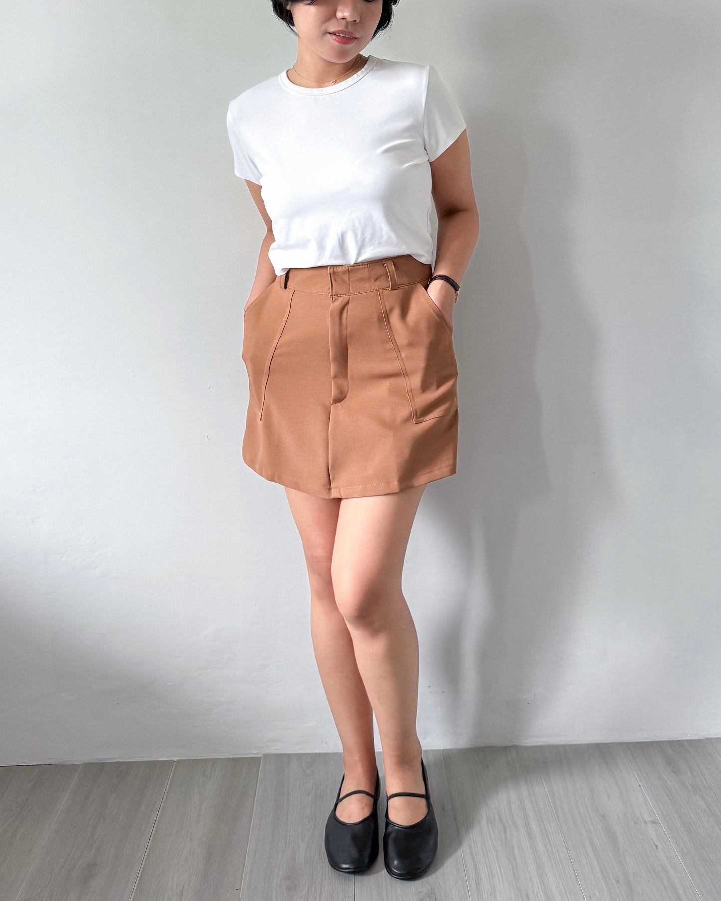 Lisa Skort with Belt Loop and Pockets