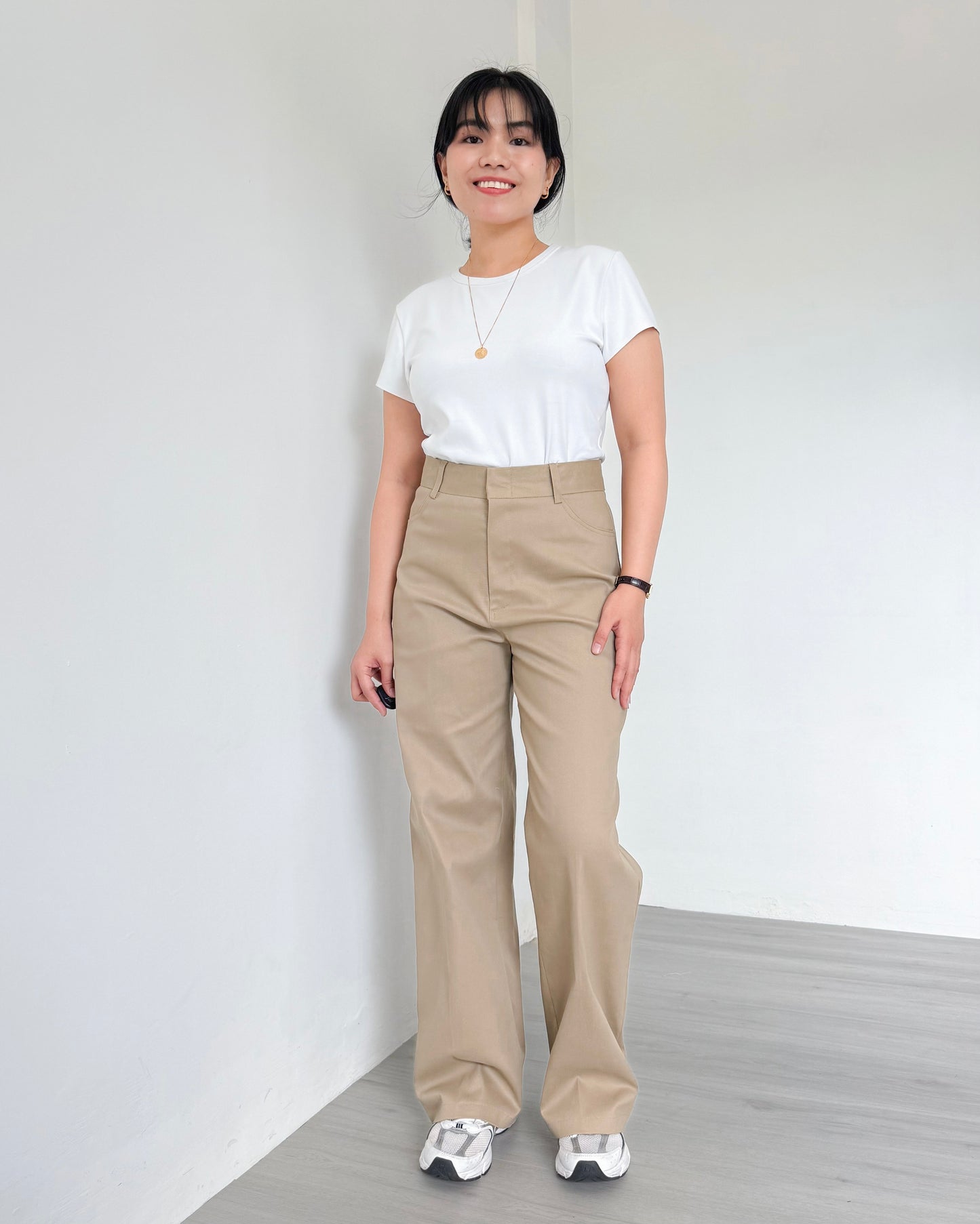 Celeste Straight Cut Structured Pants