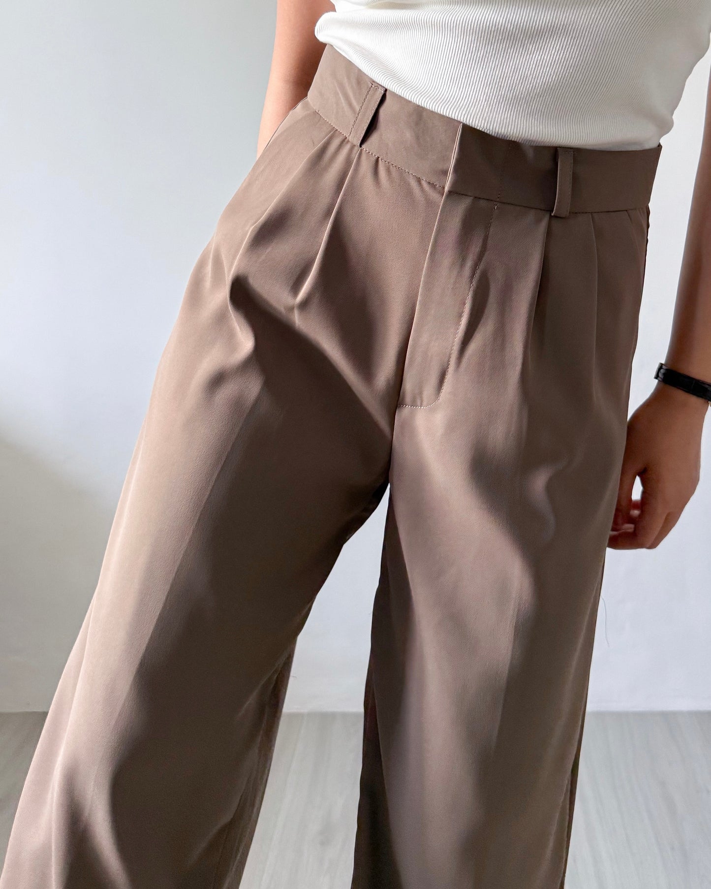 Bernice Pleated Relaxed Wide Pants