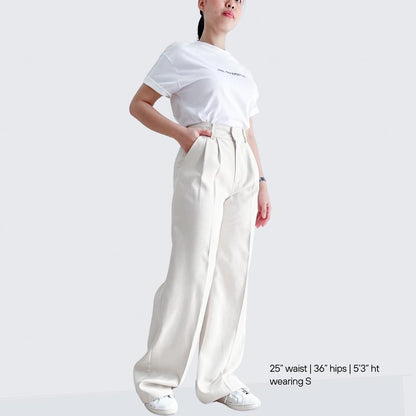 Katy Pleated Relaxed Straight Pants