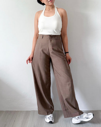 Ezra Linen Blend Wide Pants