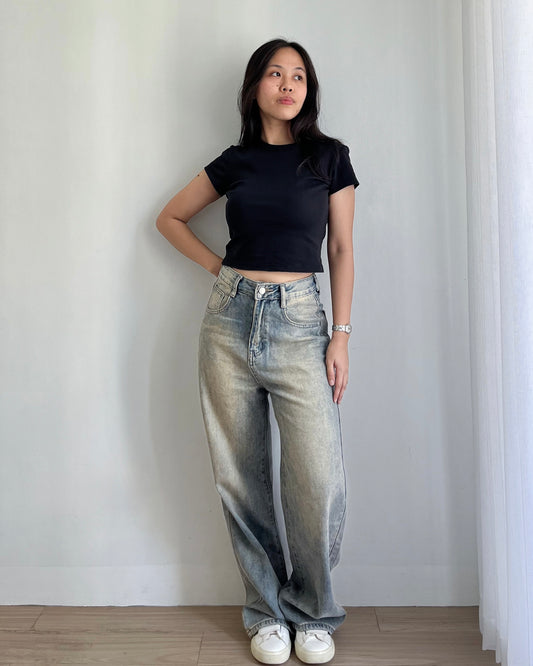 Harley Wide Straight Jeans