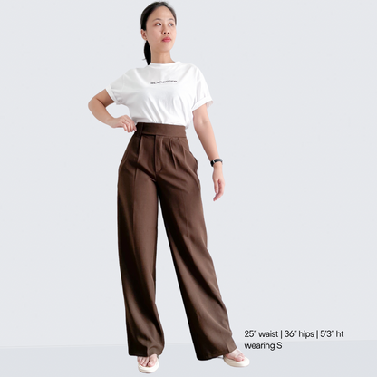 Siena Pleated Relaxed Straight Pants