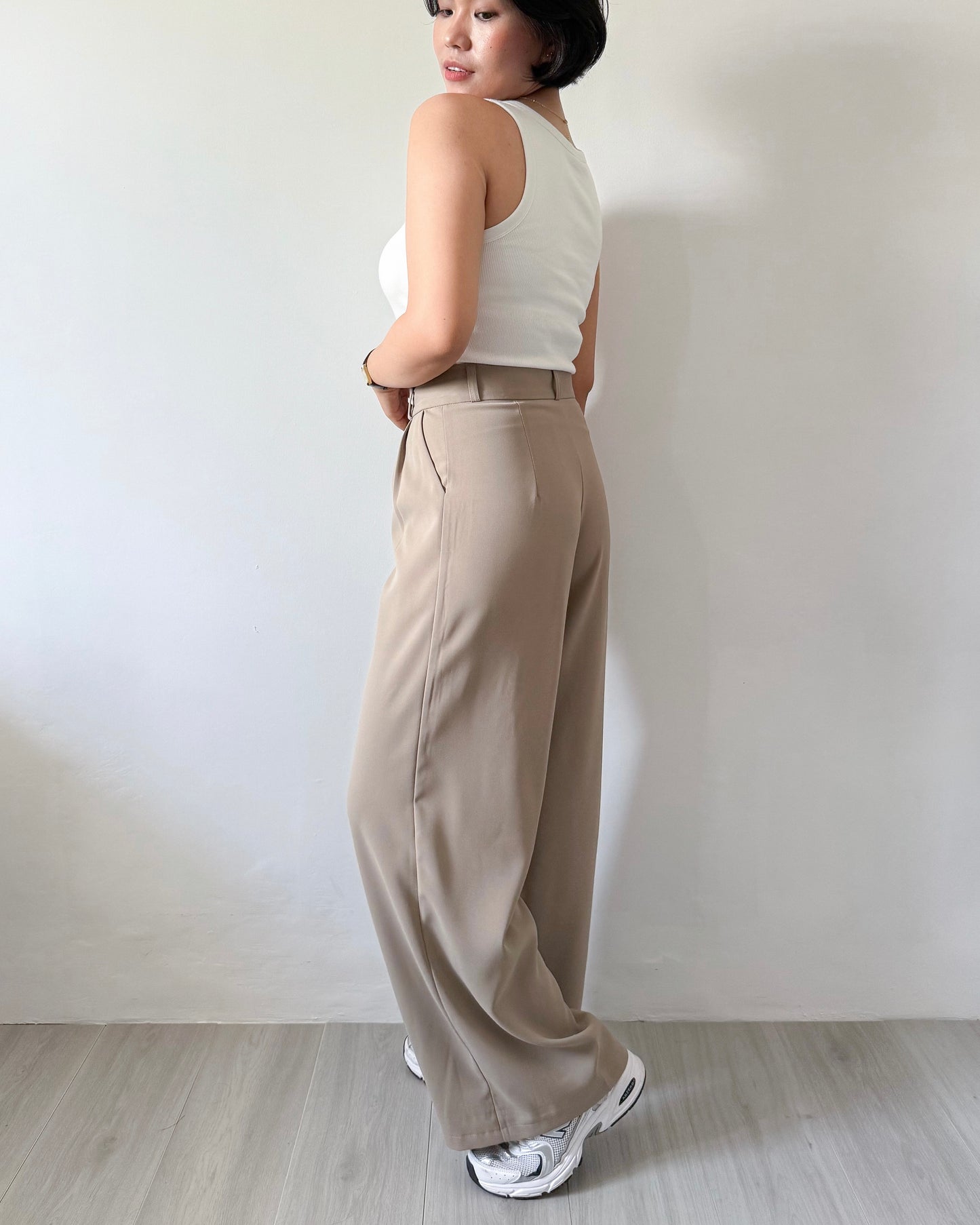 Bernice Pleated Relaxed Wide Pants