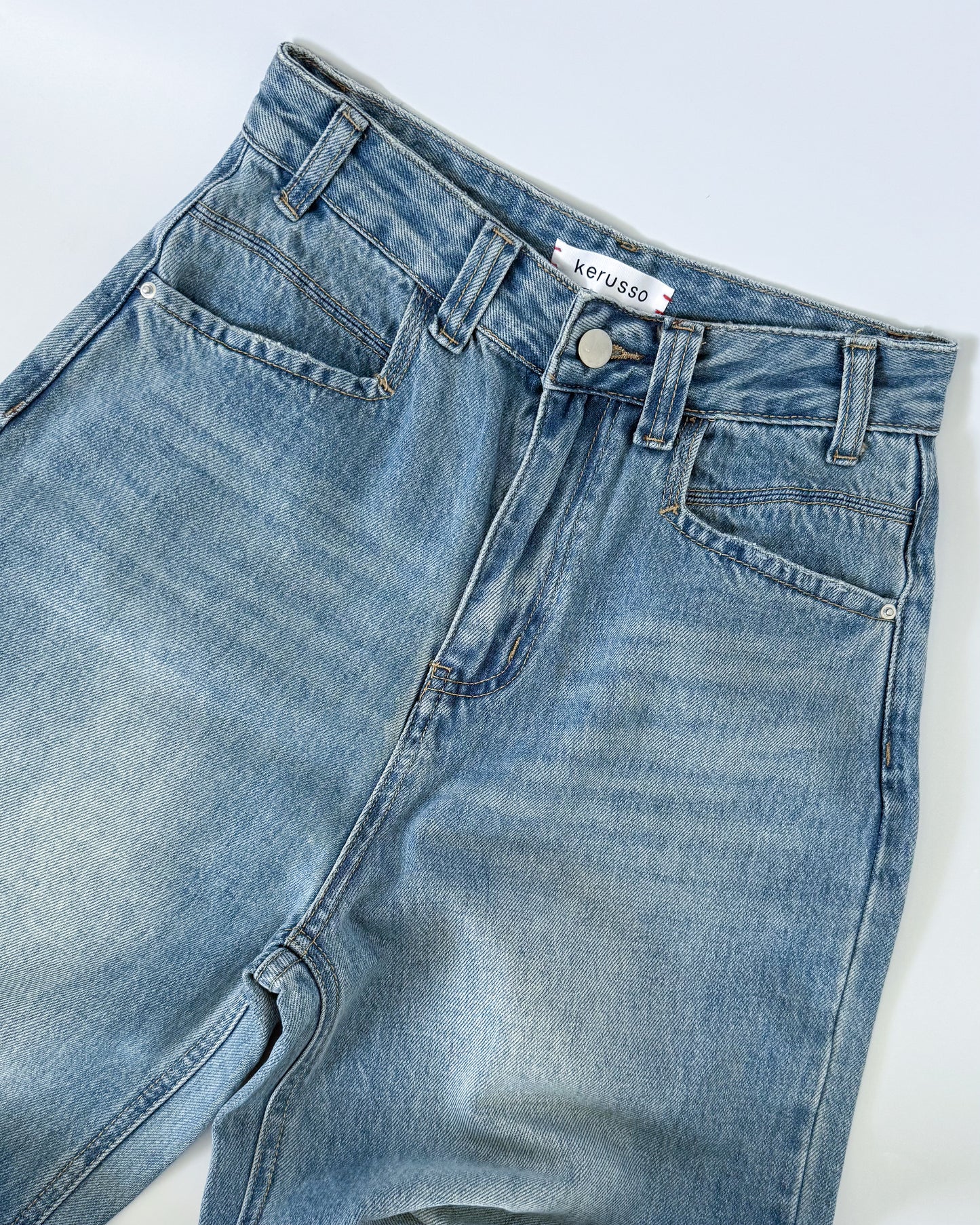 Cleo Cropped Wide-Straight Denim Jeans