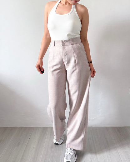 Ezra Linen Blend Wide Pants