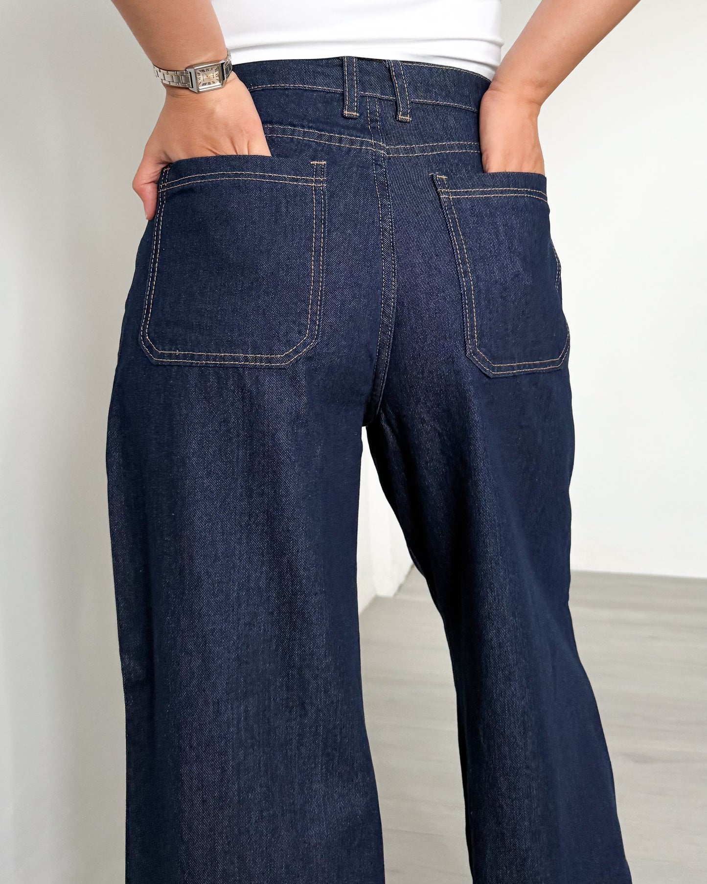 Tala Wide Leg Denim Jeans