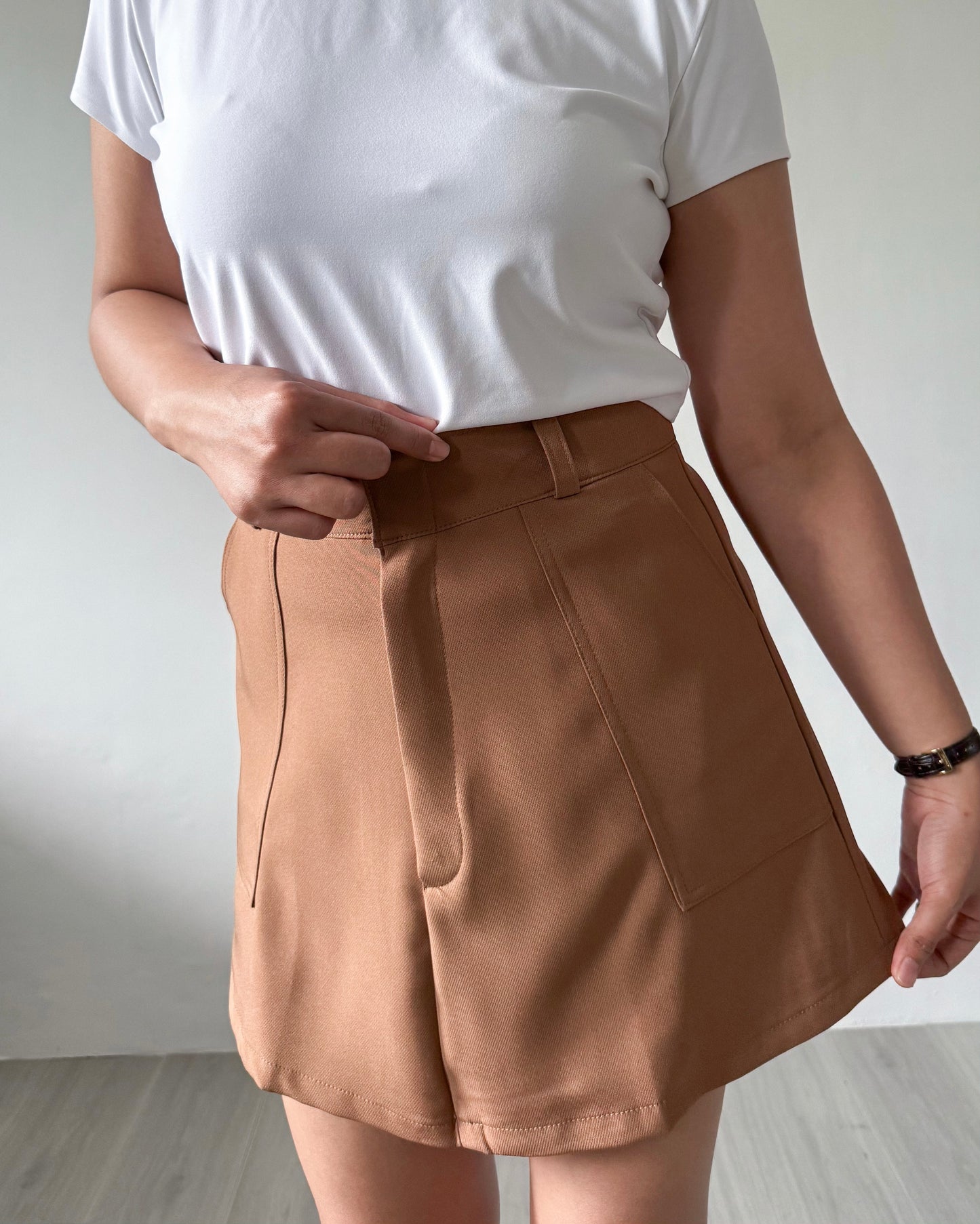 Lisa Skort with Belt Loop and Pockets