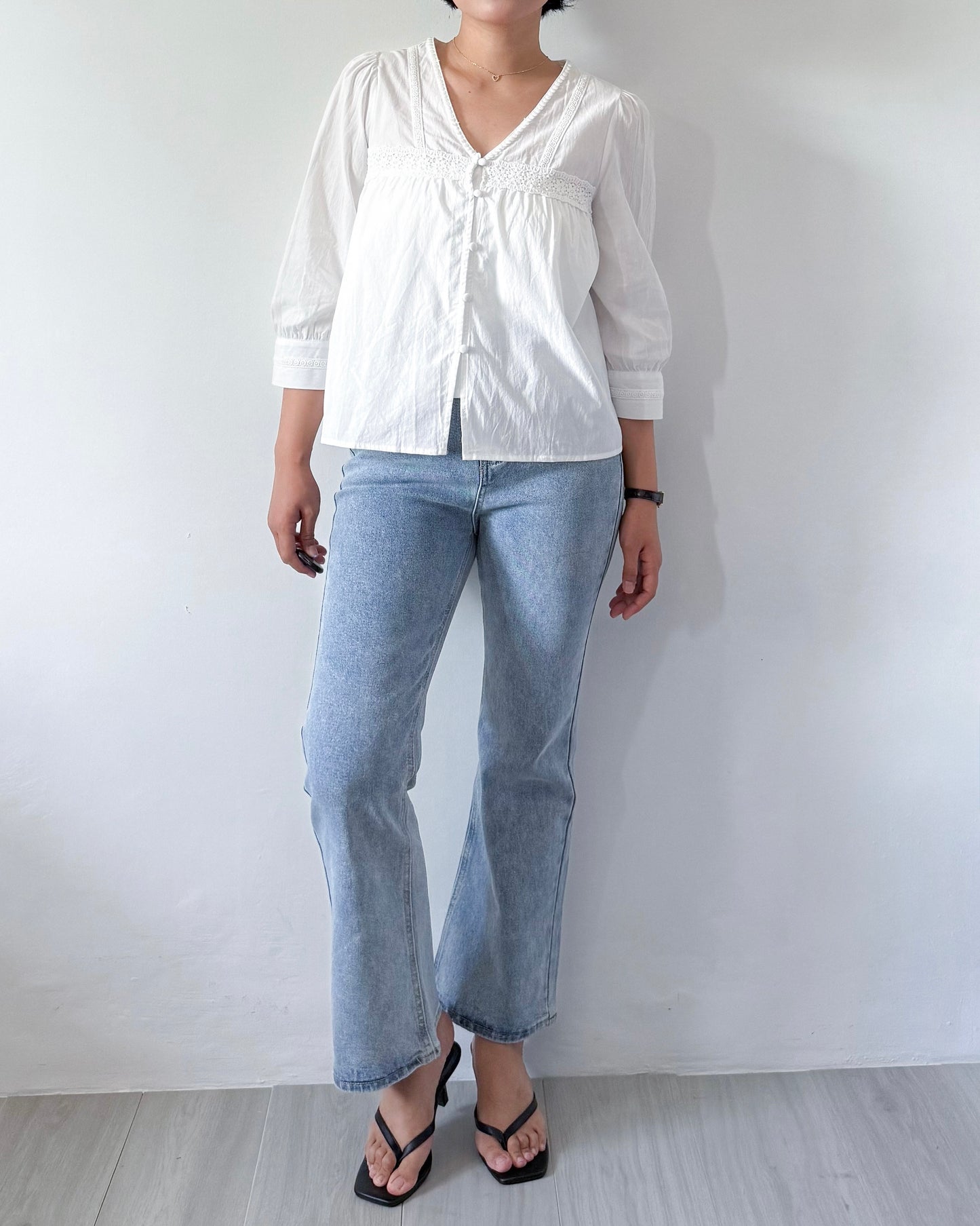 Elle Flared High Waisted Denim Jeans