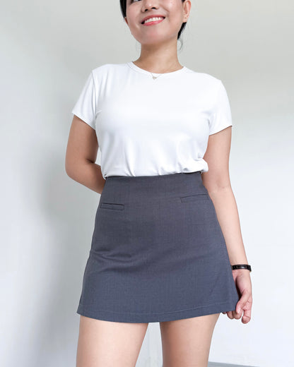 Thalia Tailored Skort with Pockets