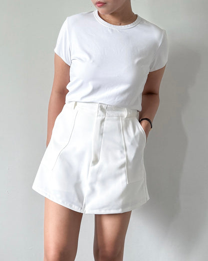 Lisa Skort with Belt Loop and Pockets