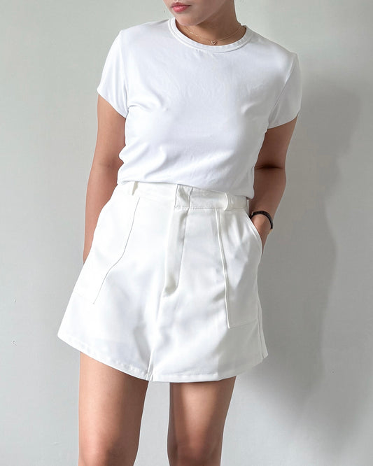 Lisa Skort with Belt Loop and Pockets
