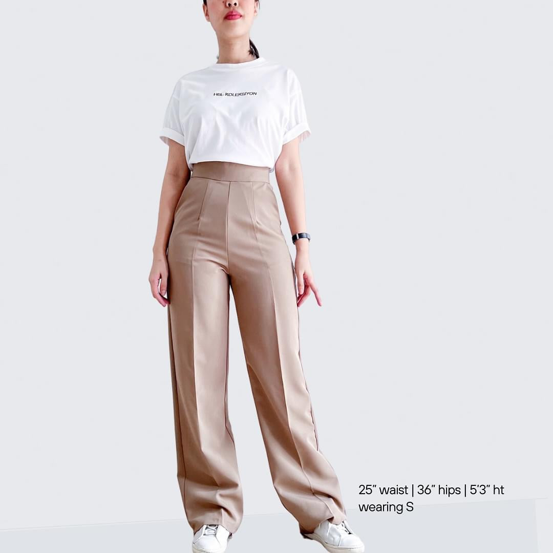 Madonna Pleated Straight Pants