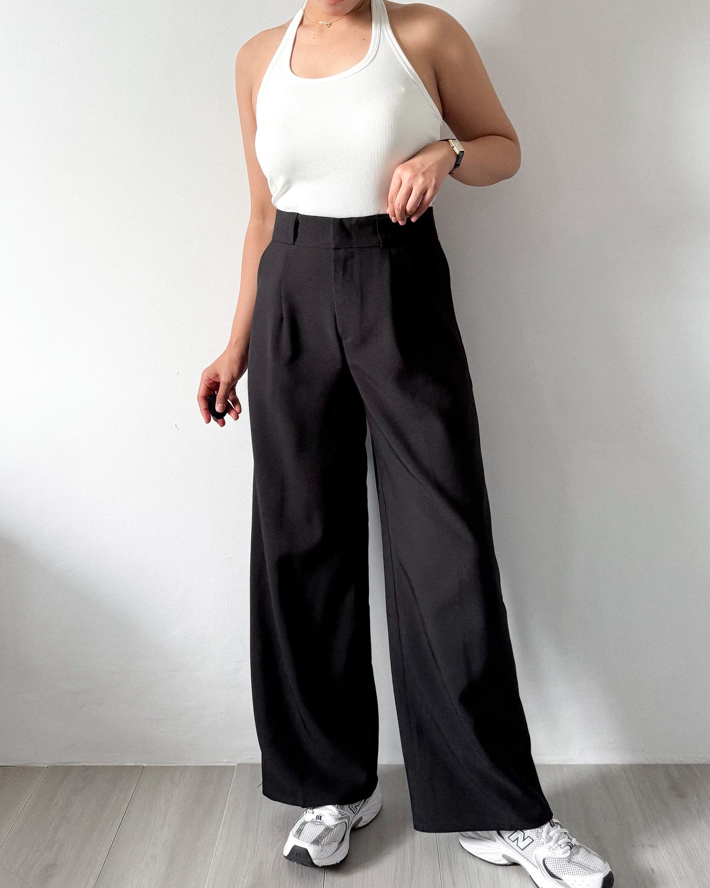 Ezra Linen Blend Wide Pants