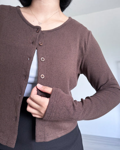 Alice Cropped Lightweight Cardigan
