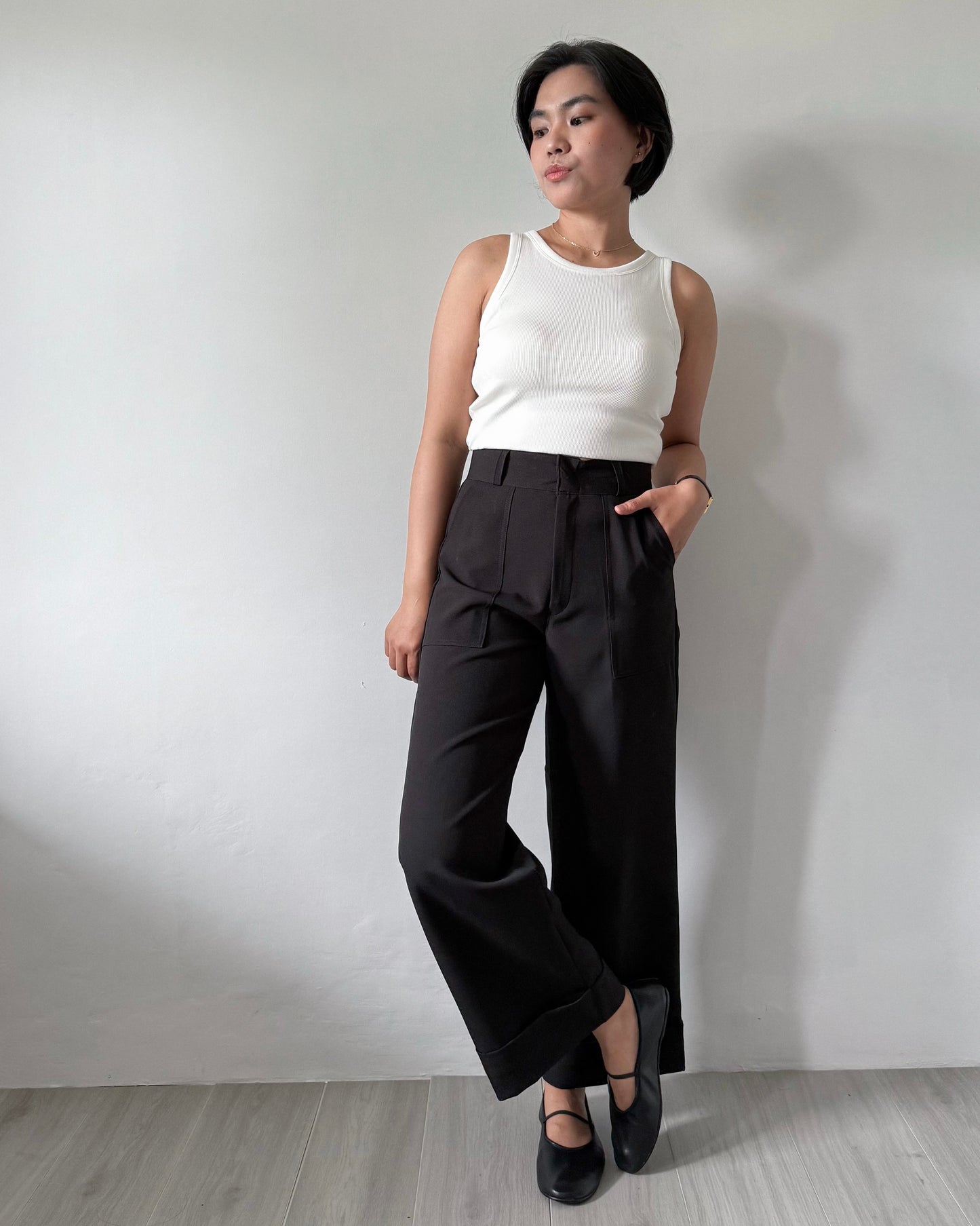 Faith Wide Straight Culottes Pants