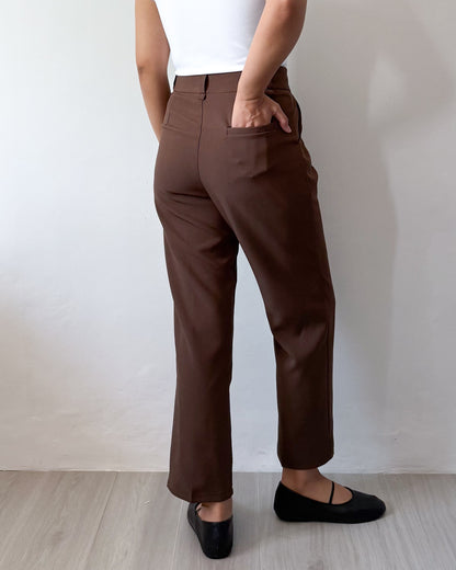 Ruth Pleated Tapered Ankle Pants