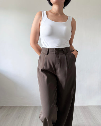 Mary Pleated Relaxed Wide Pants