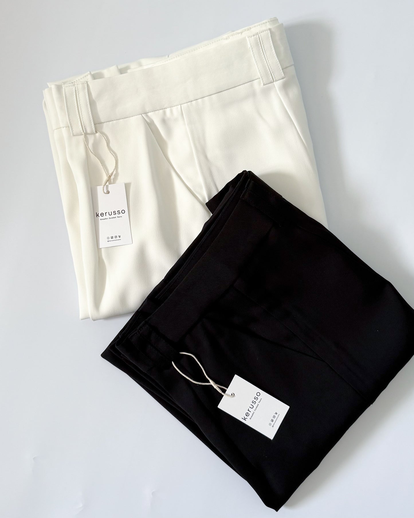 Mary Pleated Relaxed Wide Pants