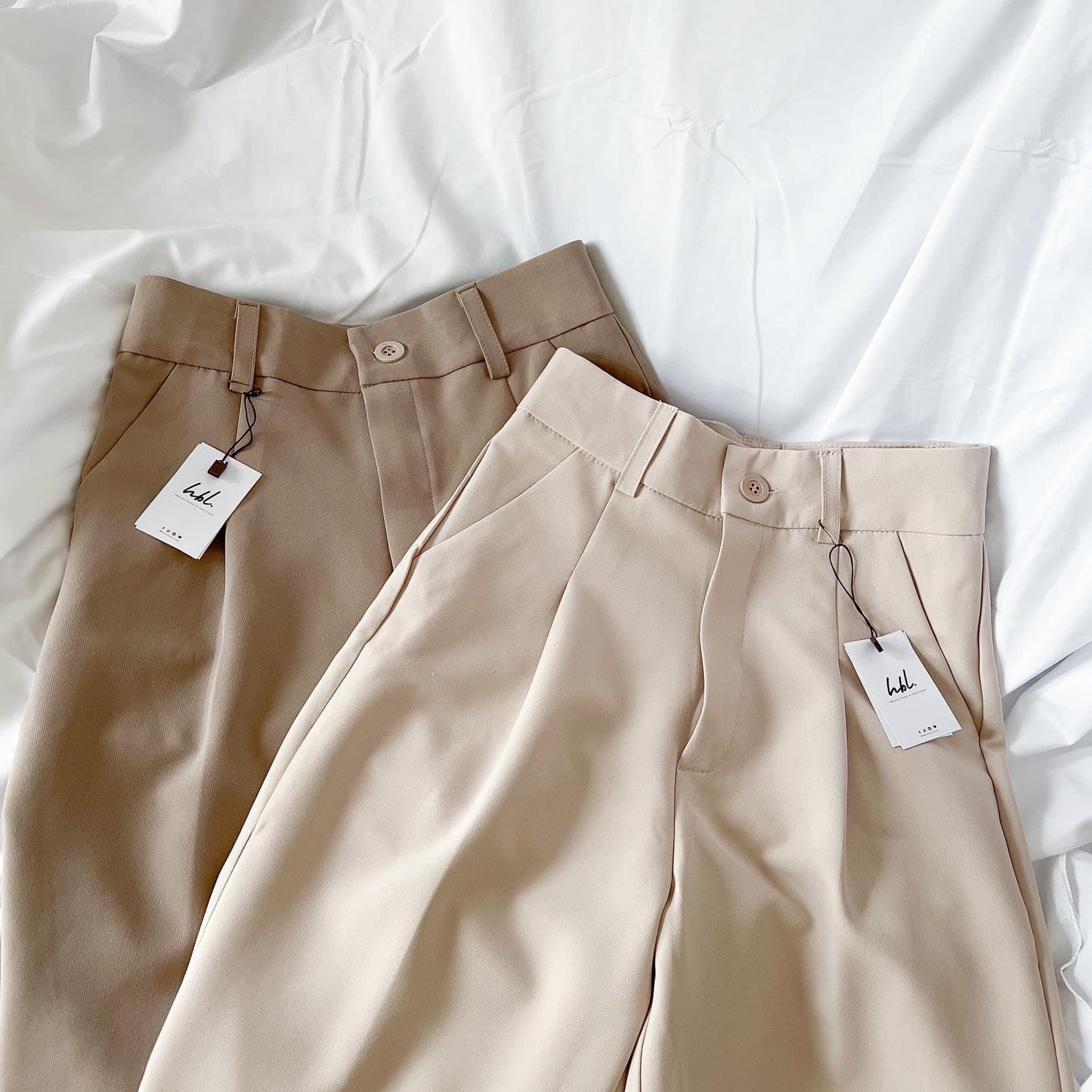 Kate Pleated Wide Tapered Pants