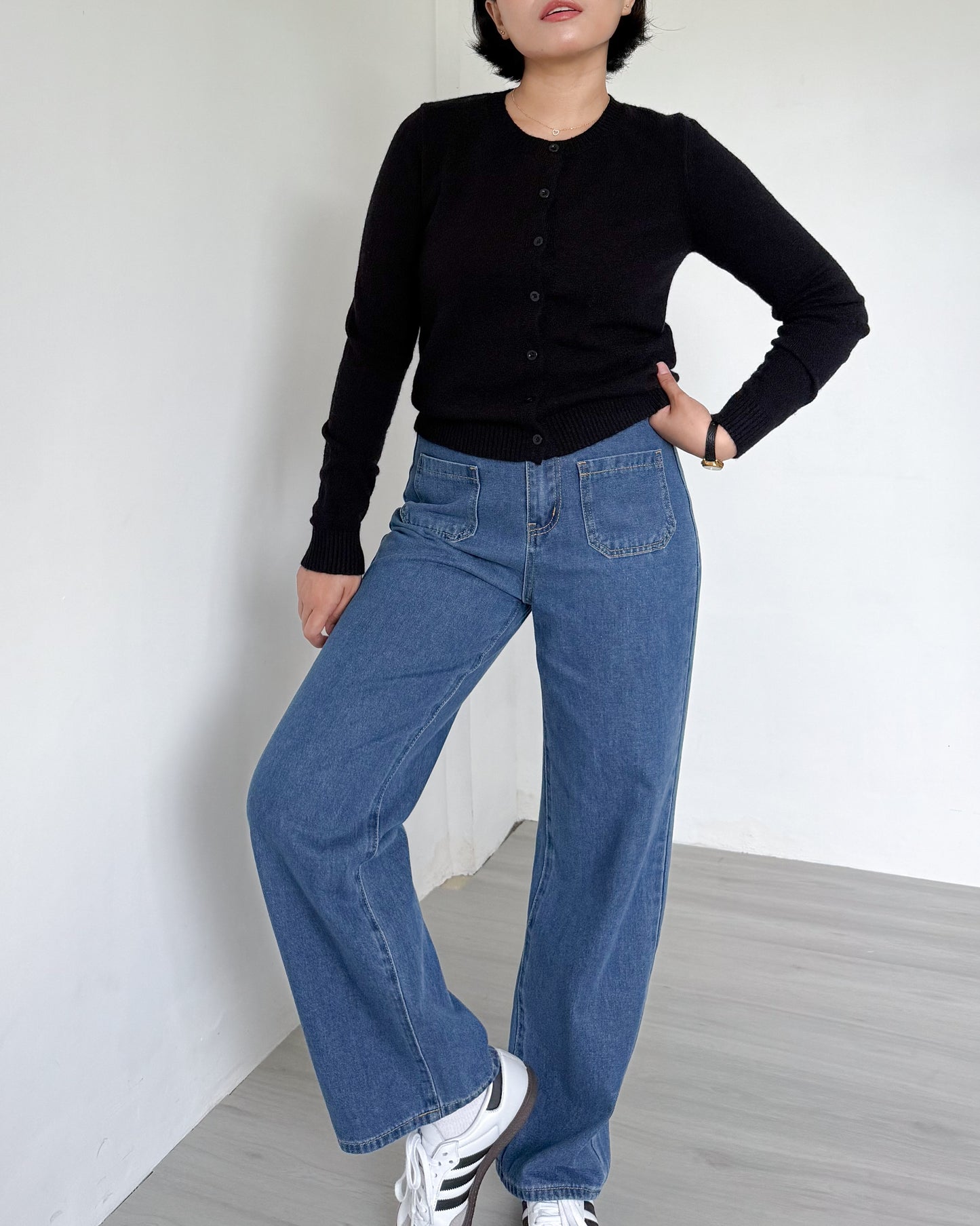 Esme Crew Neck Cardigan
