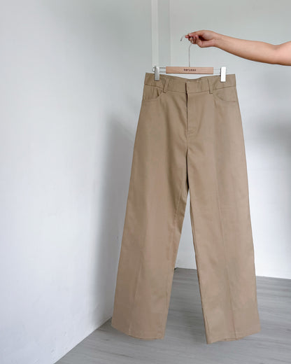 Celeste Straight Cut Structured Pants