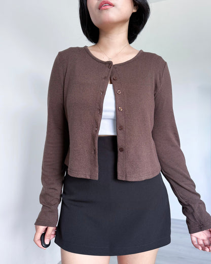 Alice Cropped Lightweight Cardigan