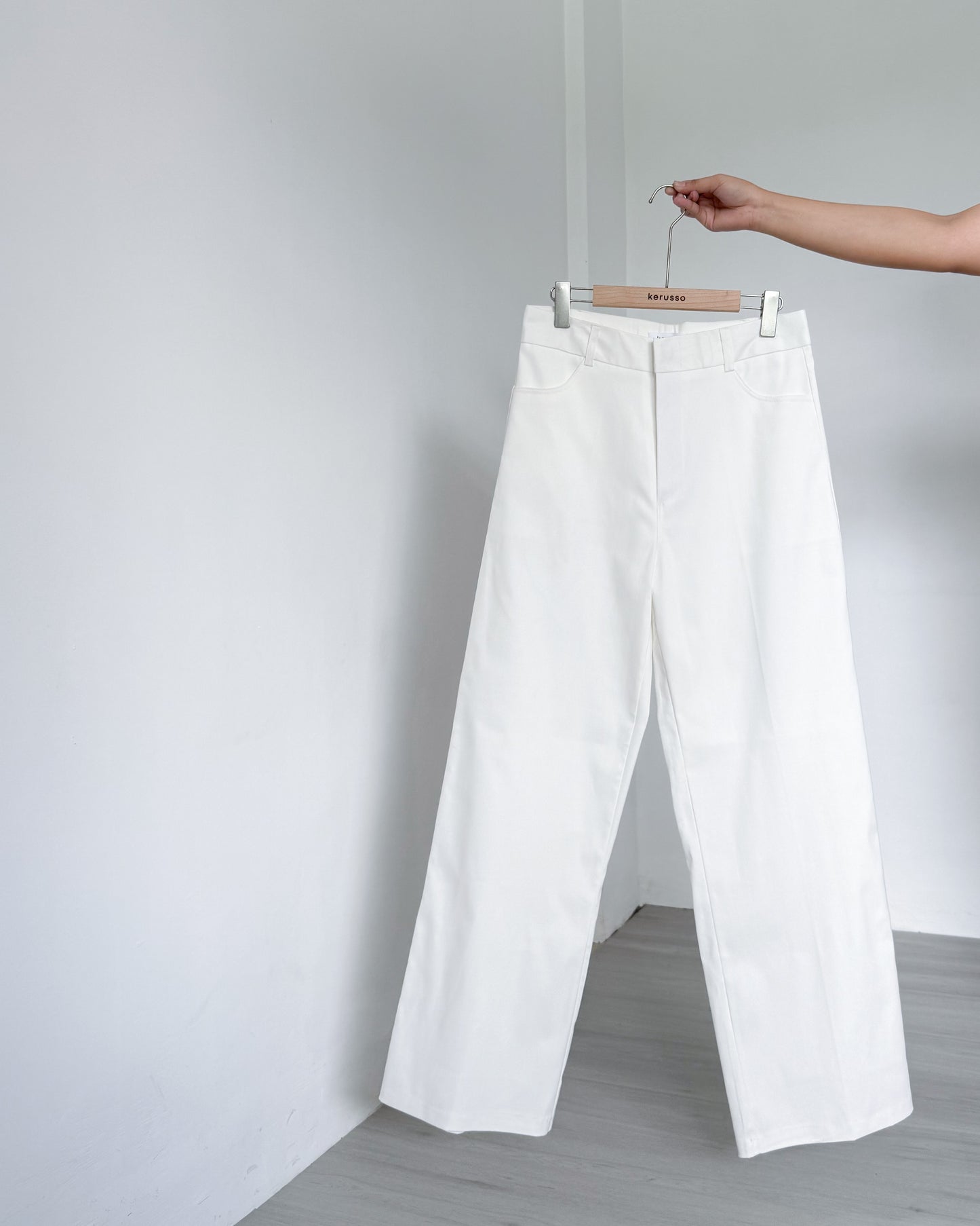 Celeste Straight Cut Structured Pants