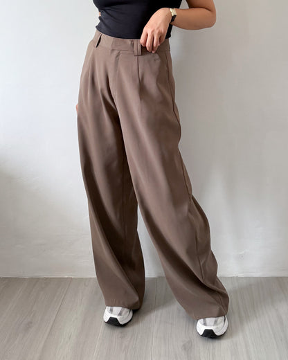 Mary Pleated Relaxed Wide Pants