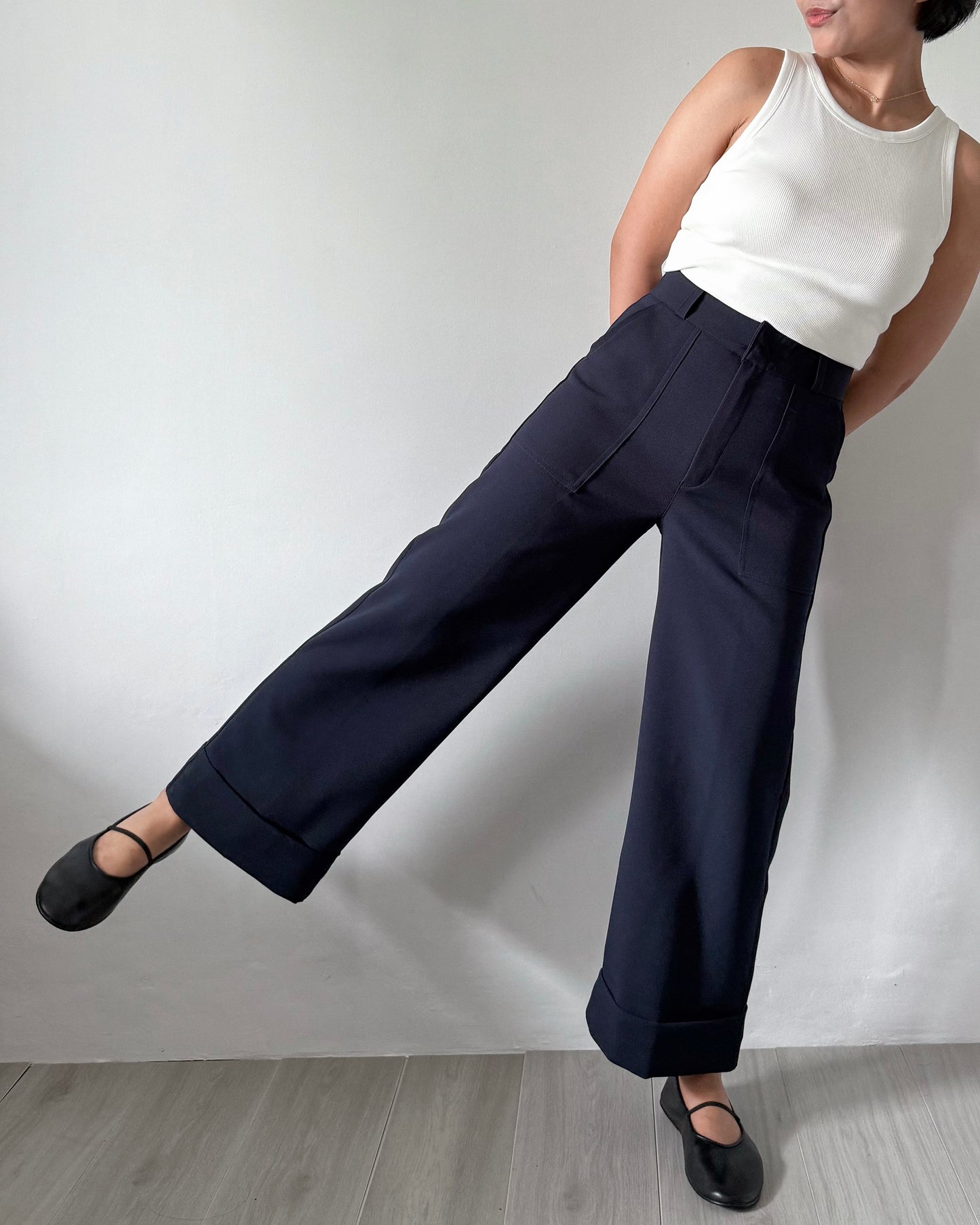 Faith Wide Straight Culottes Pants