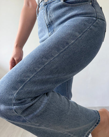 Elle Flared High Waisted Denim Jeans