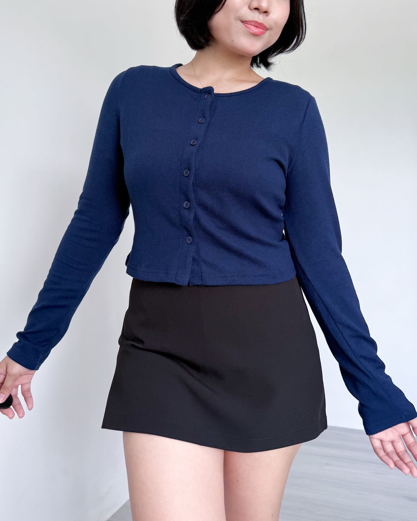Alice Cropped Lightweight Cardigan