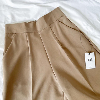 Madonna Pleated Straight Pants