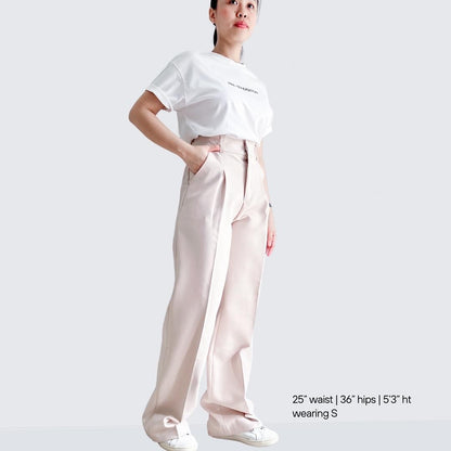 Cristina Pleated Straight Pants