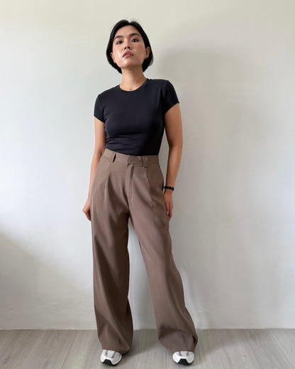 Mary Pleated Relaxed Wide Pants