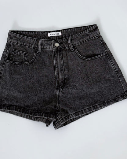 Lulu High Rise Denim Shorts