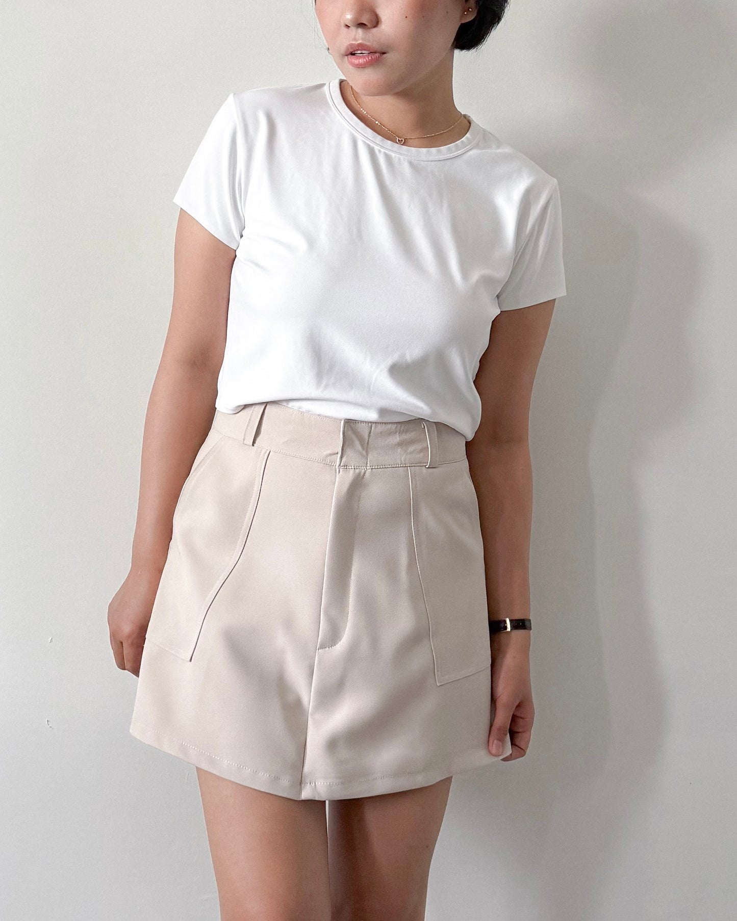 Lisa Skort with Belt Loop and Pockets