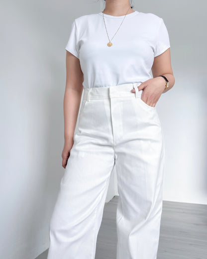 Celeste Straight Cut Structured Pants
