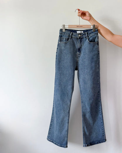 Elle Flared High Waisted Denim Jeans