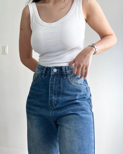 Rio Hard Denim Straight Jeans