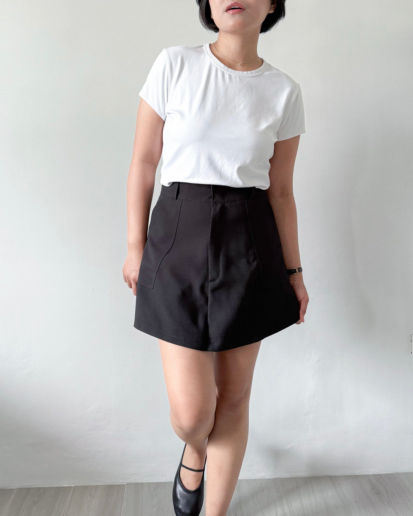 Lisa Skort with Belt Loop and Pockets