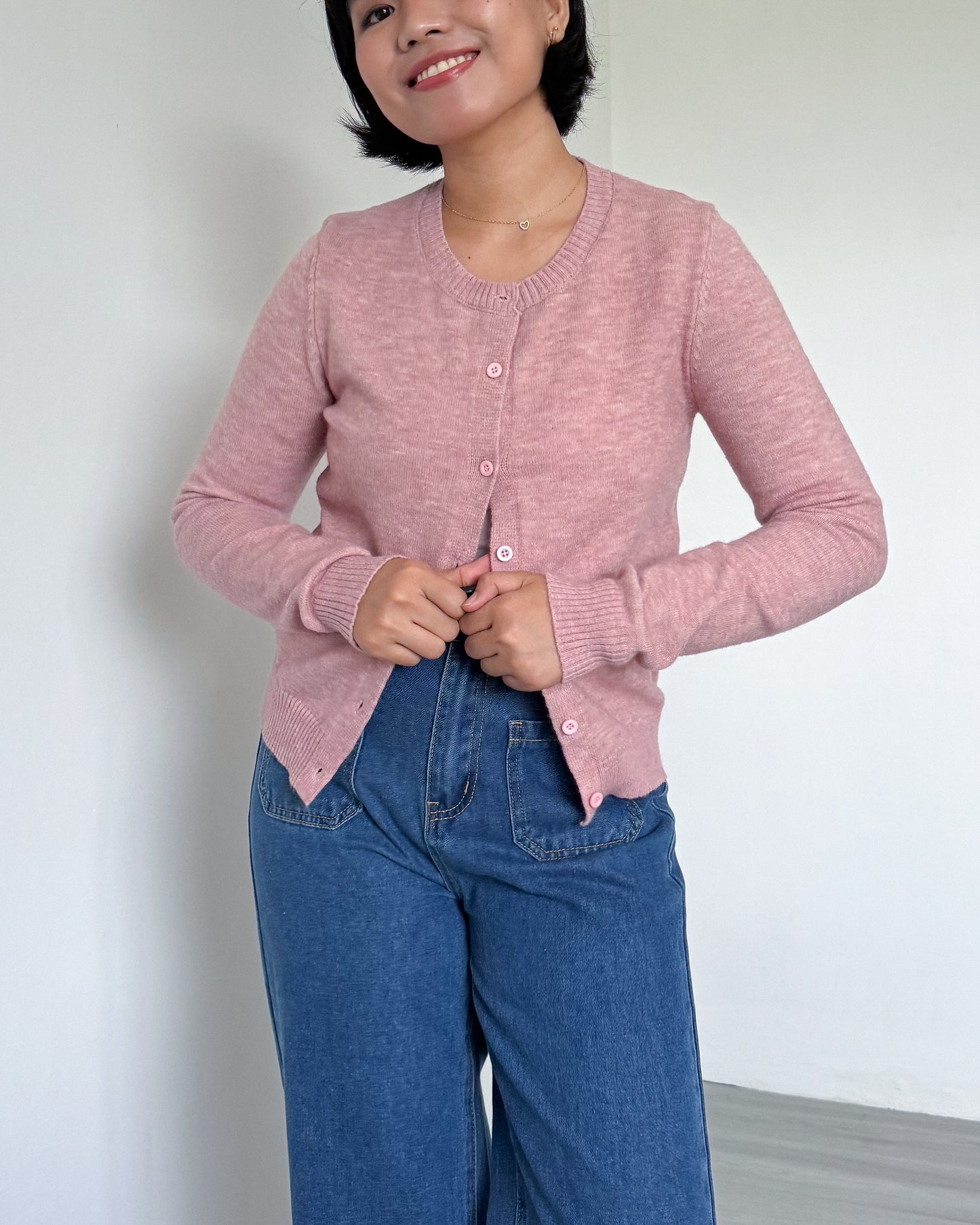 Esme Crew Neck Cardigan