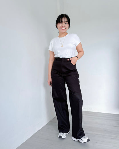 Celeste Straight Cut Structured Pants