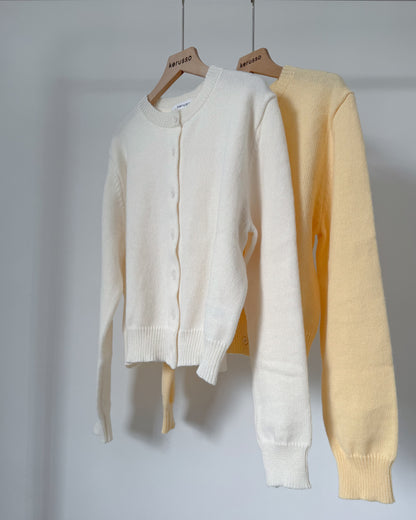 Daisy Boxy Cropped Knit Cardigan