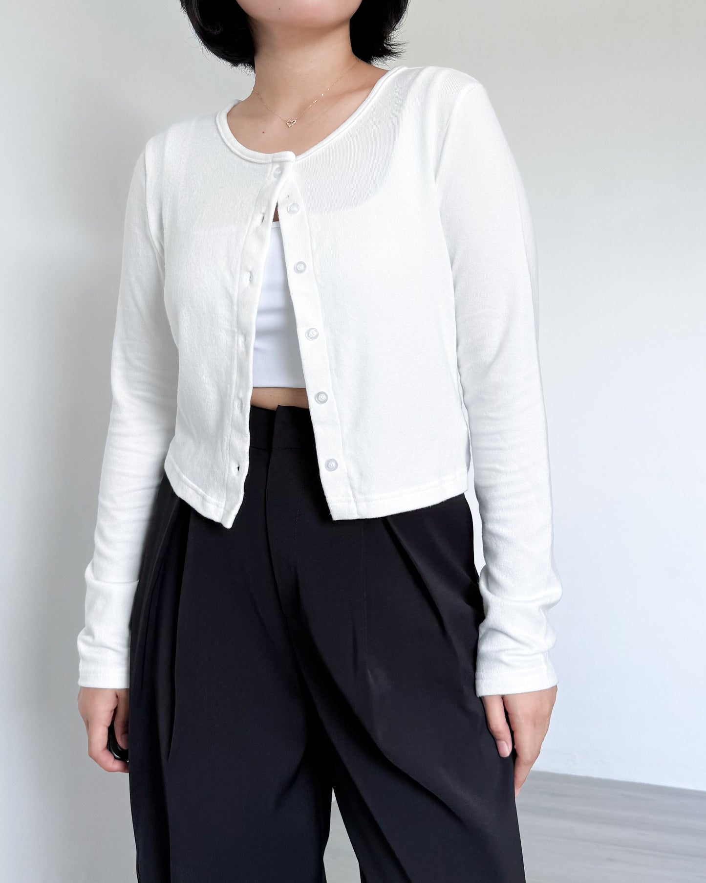 Alice Cropped Lightweight Cardigan