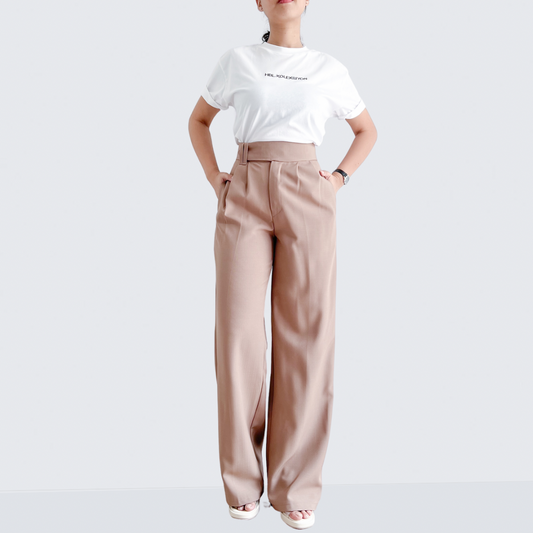 Siena Pleated Relaxed Straight Pants