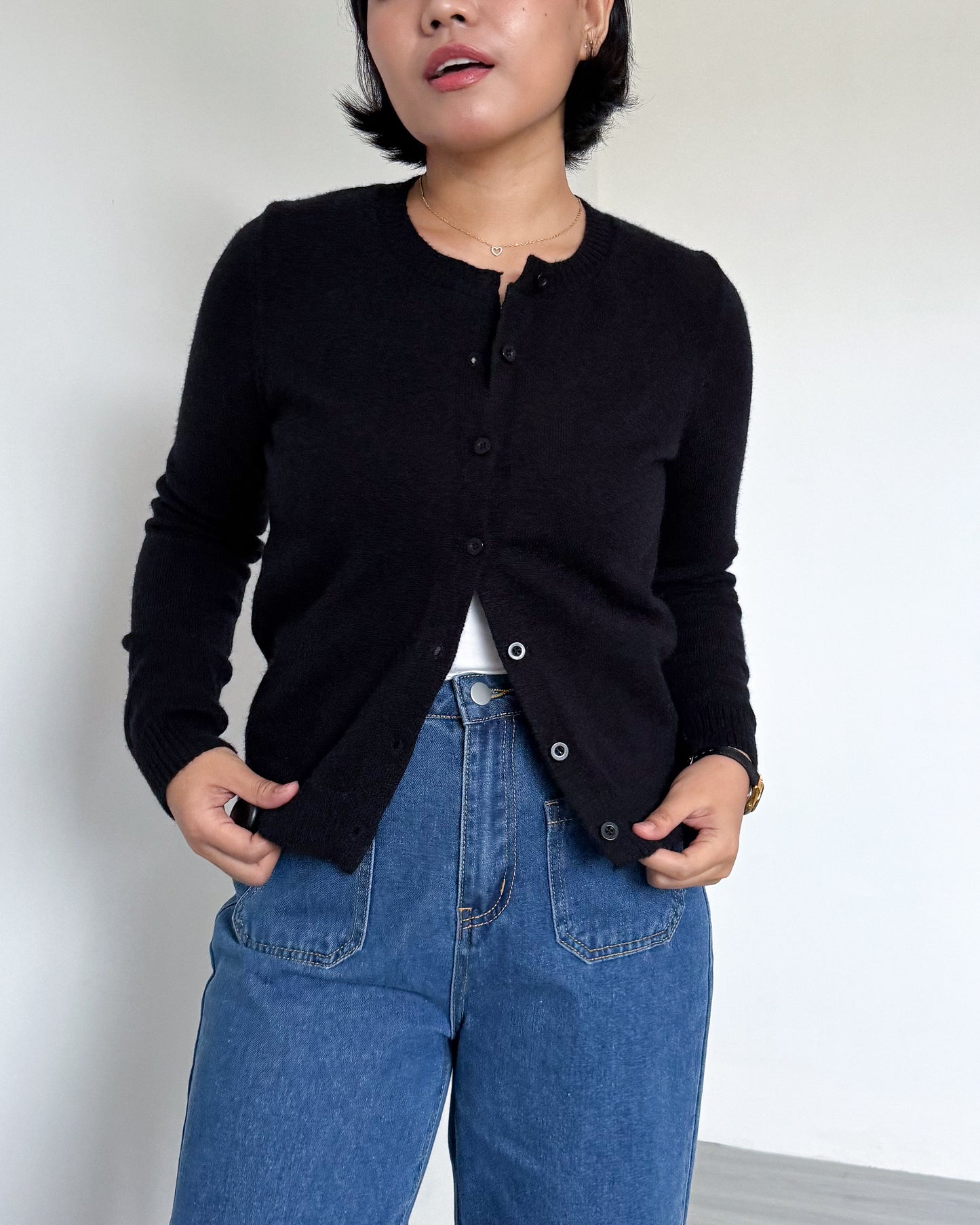 Esme Crew Neck Cardigan
